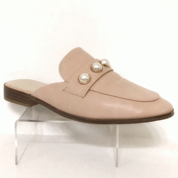 Catherine Malandrino Pearl Studded Mules - Picture 2 of 8
